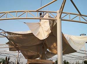 膜結(jié)構(gòu)中膜布怎么安裝？