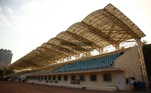 北京地質(zhì)大學膜結(jié)構看臺遮陽棚