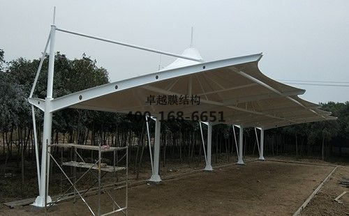 新鄉(xiāng)力之星膜結(jié)構車棚/罩棚工程動態(tài)