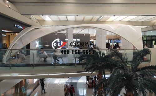 鄭州國貿(mào)360膜結(jié)構景觀/罩棚工程動態(tài)