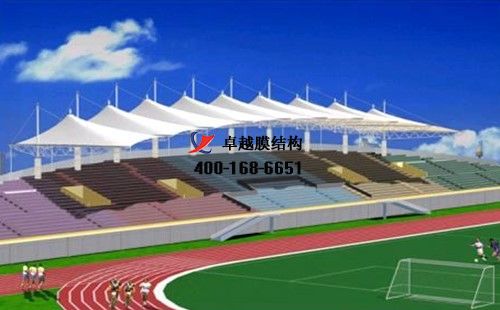 駐馬店膜結(jié)構(gòu)看臺/主席臺【駐馬店教育學院等】設(shè)計施工案例