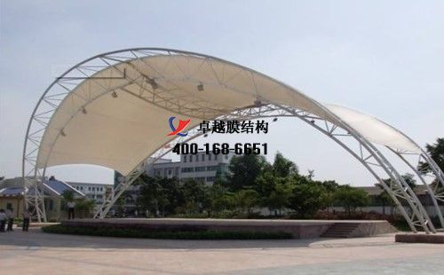 呂梁<font color='red'>膜結(jié)構(gòu)看臺</font>/觀景臺【呂梁天源物流有限公司等】設(shè)計施工案例