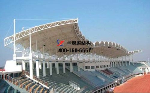 湖南<font color='red'>膜結(jié)構(gòu)看臺</font>/主席臺【湖南食品藥品職業(yè)學(xué)院等】設(shè)計施工案例