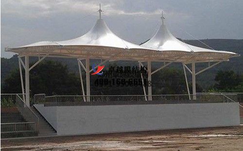 長沙<font color='red'>膜結(jié)構(gòu)看臺</font>/觀景臺【長沙奧德泵業(yè)有限公司等】設(shè)計施工案例