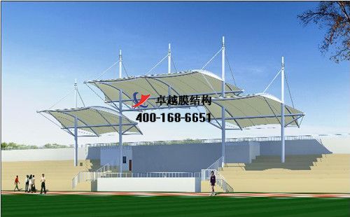 荊州<font color='red'>膜結(jié)構(gòu)看臺(tái)</font>/觀景臺(tái)【荊州泰盟實(shí)業(yè)股份有限公司等】設(shè)計(jì)施工案例
