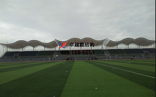 保定<font color='red'>膜結(jié)構(gòu)看臺(tái)</font>/主席臺(tái)/舞臺(tái)【保定九孚生化有限公司等】工程設(shè)計(jì)施工案例