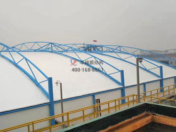 衡水污水廠<font color='red'>污水池膜結構</font>設計施工【案例圖片】 　　