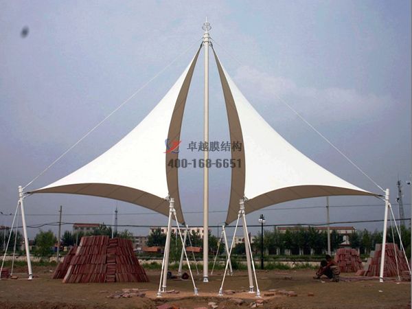 烏蘭察布景觀<font color='red'>張拉膜結構</font>遮陽棚【生產廠家】