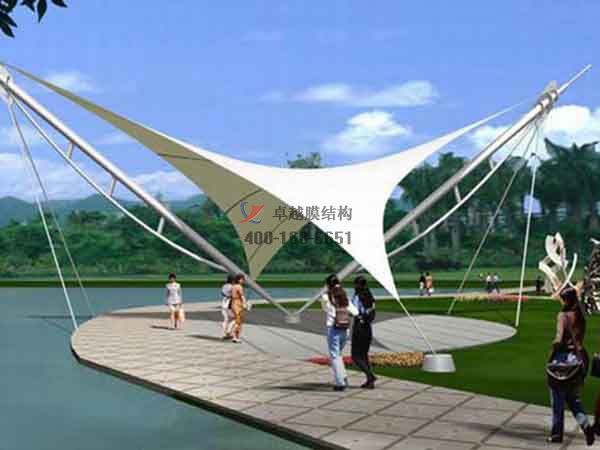 東營景觀<font color='red'>張拉膜結構</font>遮陽棚【生產廠家】