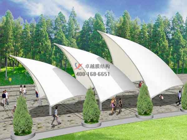 蕪湖張拉<font color='red'>膜結(jié)構(gòu)景觀</font>設(shè)計(jì)施工【案例圖片】