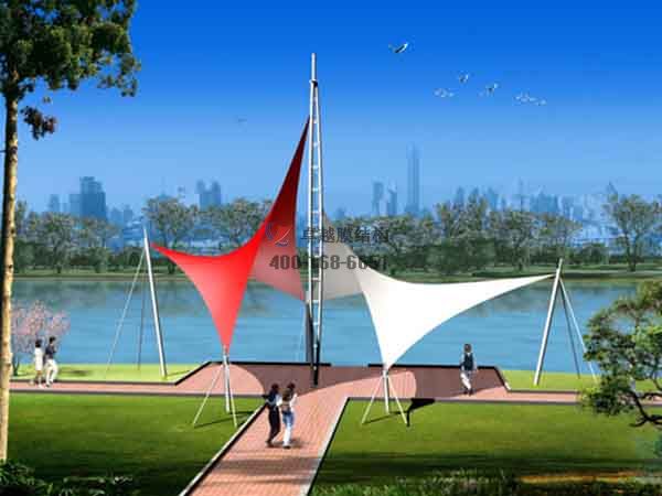 淮北景觀<font color='red'>張拉膜結(jié)構(gòu)</font>遮陽棚【生產(chǎn)廠家】