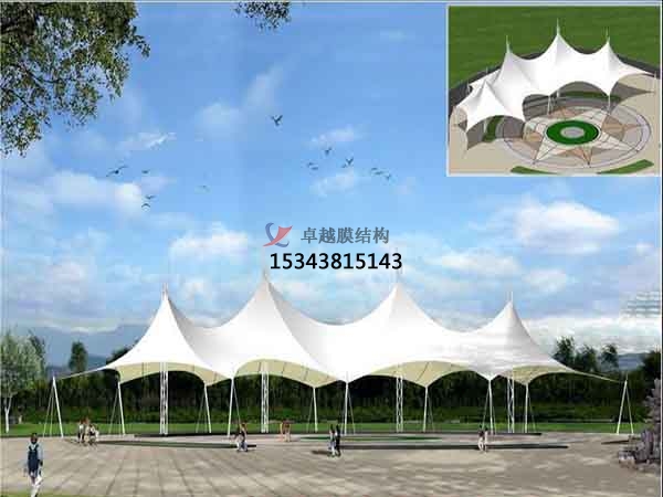 阿圖什張拉<font color='red'>膜結(jié)構(gòu)景觀</font>設(shè)計(jì)施工【案例圖片】