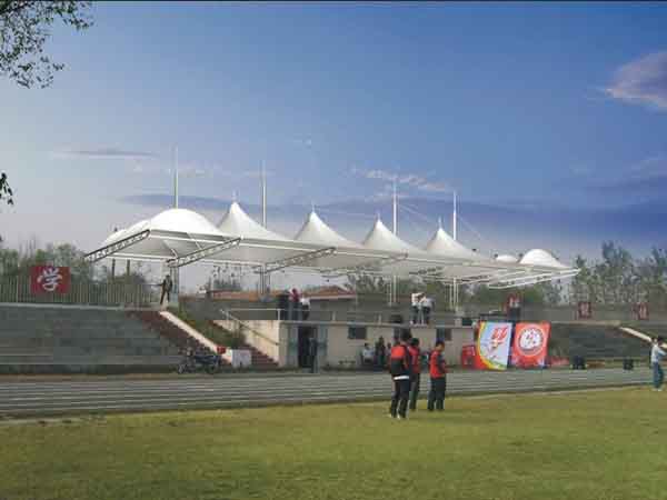 內(nèi)江市<font color='red'>張拉膜結(jié)構(gòu)</font>看臺【工程案例】生產(chǎn)廠家