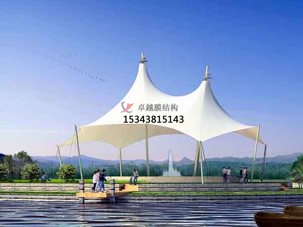 資陽景觀<font color='red'>張拉膜結(jié)構(gòu)</font>遮陽棚【生產(chǎn)廠家】