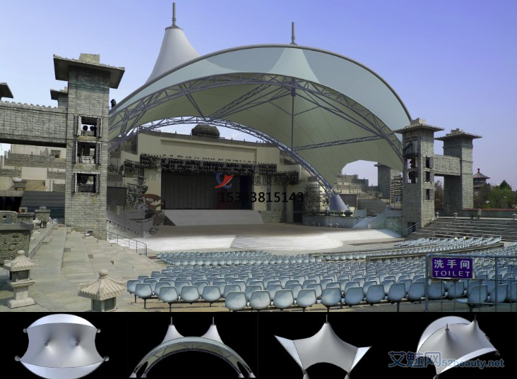 林芝膜結構舞臺【生產(chǎn)設計】