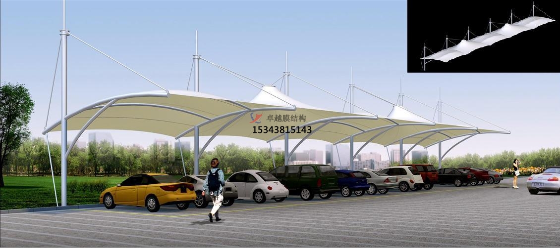 西寧市膜結(jié)構雨棚工程設計施工案例