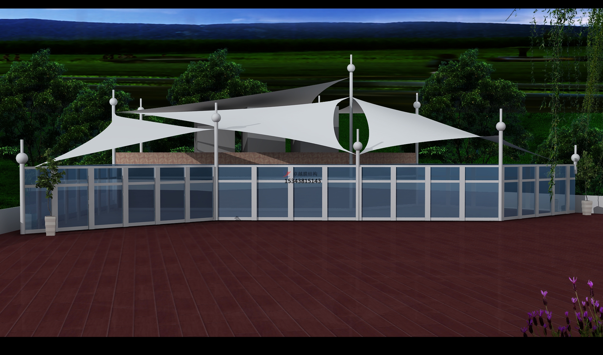 許昌<font color='red'>膜結構景觀</font>【生產(chǎn)廠家】