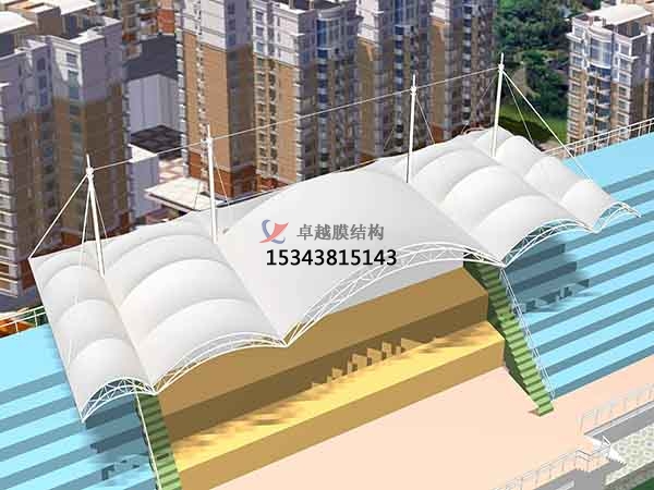 烏拉特中旗<font color='red'>膜結構看臺</font>/主席臺/舞臺【膜結構施工】