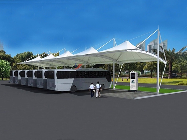 榆中膜結(jié)構(gòu)停車棚【設計生產(chǎn)安裝】