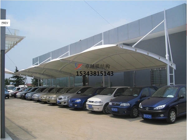 鄭州<font color='red'>膜結(jié)構(gòu)車棚</font>在設(shè)計安裝中要做到符合實際情況