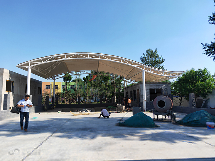 周口經(jīng)開(kāi)區(qū)垃圾中轉(zhuǎn)站膜結(jié)構(gòu)罩棚