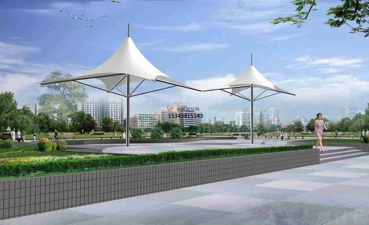 張拉膜，詮釋建筑的輕盈和空靈