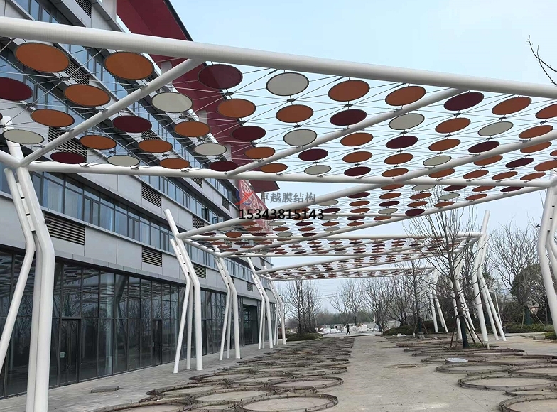 焦作蜜雪冰城張拉膜景觀