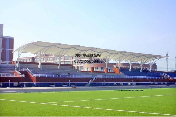 河北<font color='red'>膜結構看臺</font>/舞臺【河北省科技工程學校等】工程設計施工案例