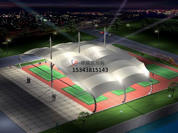 寧夏<font color='red'>膜結構公司</font>【索膜結構羽球場】寧夏膜結構廠家